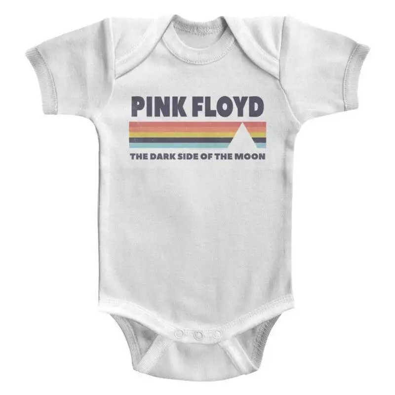 Pink Floyd DSOTM Rainbow Baby Onesie