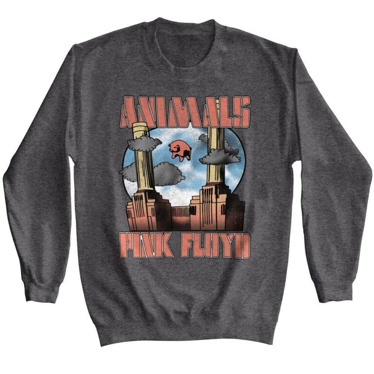 Pink Floyd Animals Floating Pig Sweater