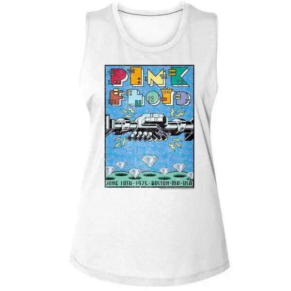 Pink Floyd WYWH Diamonds Boston 75 Women’s Tank