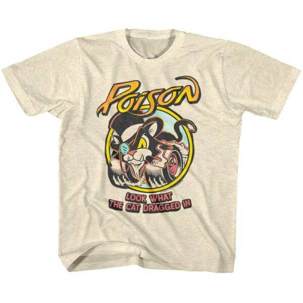 Poison Cat Dragged Hot Wheels Kids T Shirt