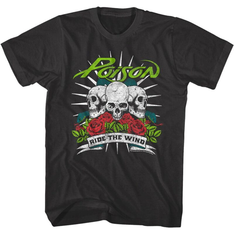 Poison Ride The Wind Men’s T Shirt