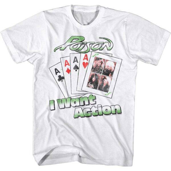 Poison Poker Action Men’s T Shirt