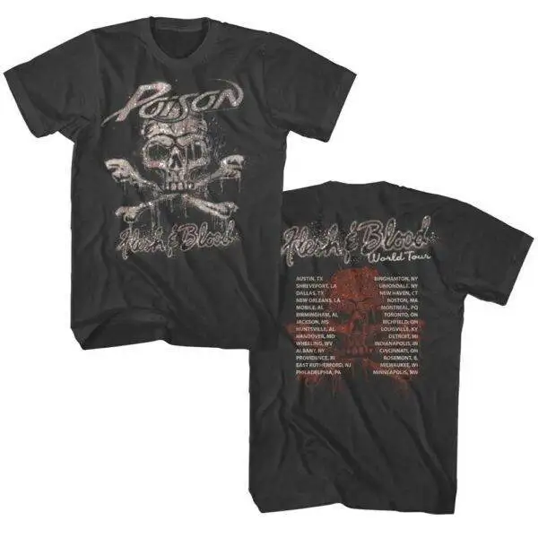 Poison Flesh & Blood World Tour Men’s T Shirt