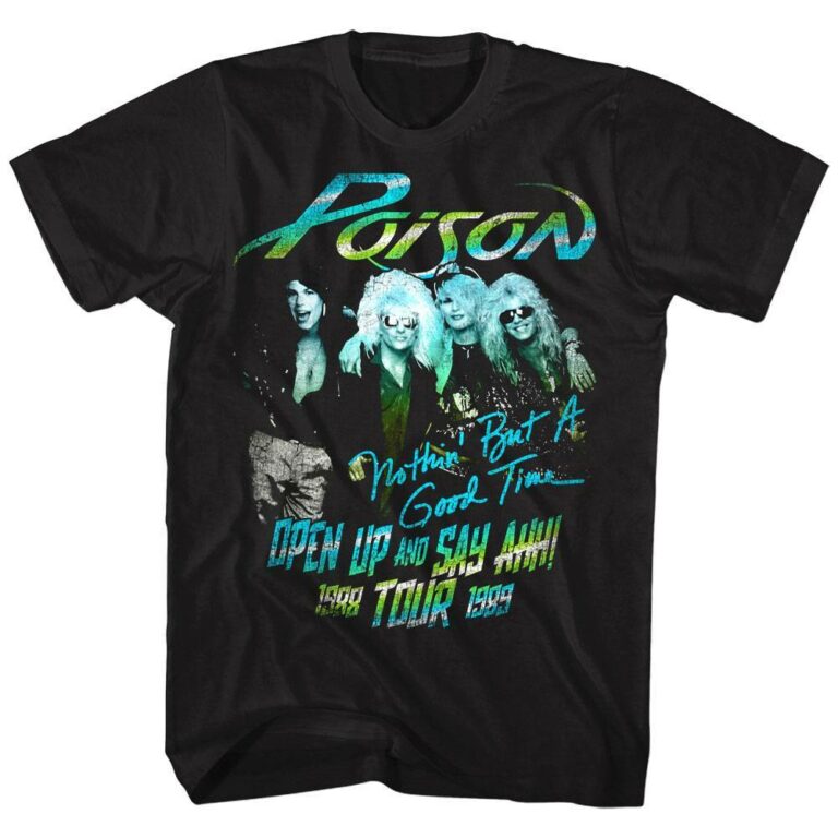 Poison Open Up & Say Ahh Tour 1988 Men’s T Shirt