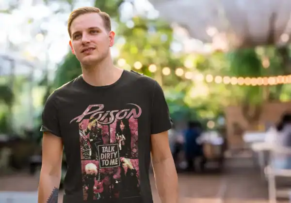 Poison Talk Dirty To Me Men’s T Shirt