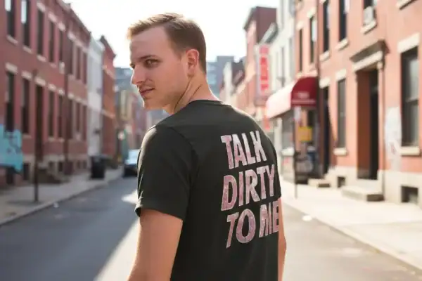 Poison Talk Dirty To Me Men’s T Shirt