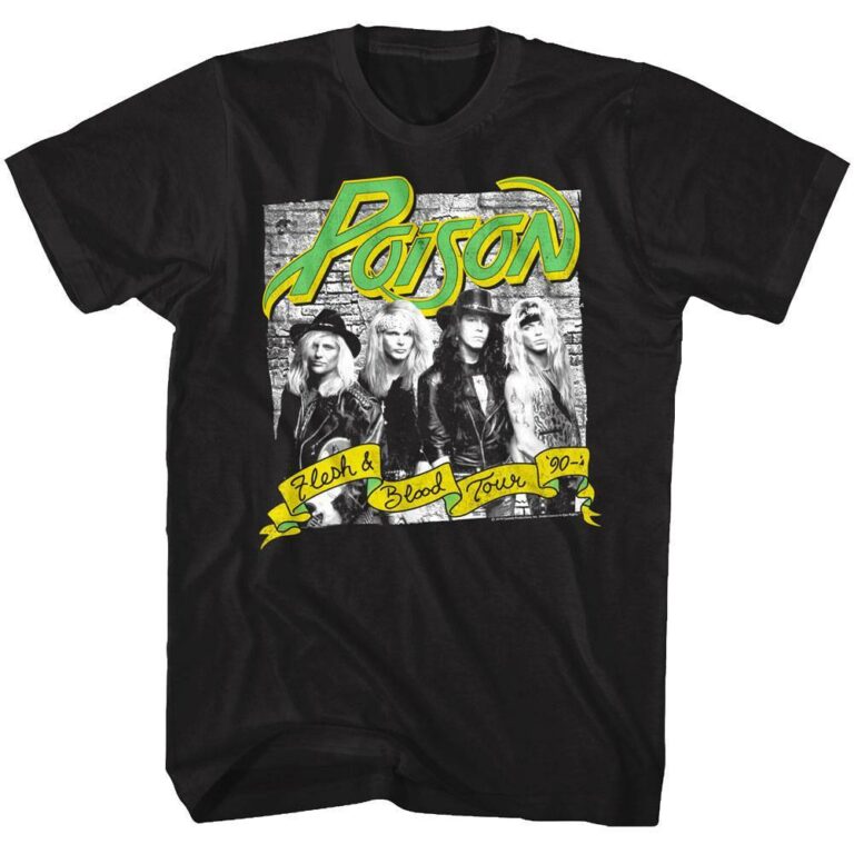 Poison Flesh & Blood Tour 90’s Men’s T Shirt