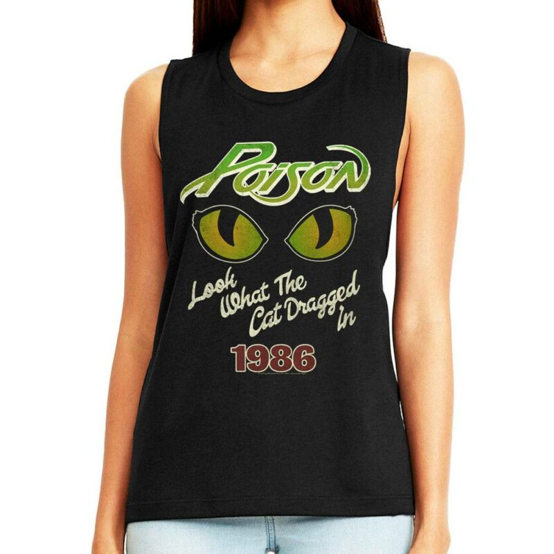 Poison Cats Eyes Dragged Tour 1986 Women’s Tank