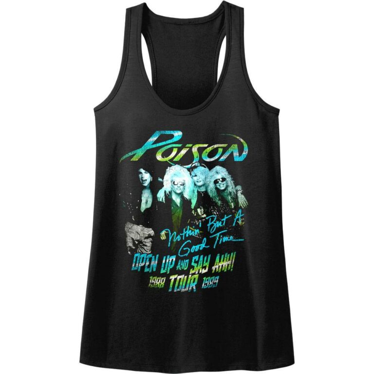 Poison Open Up & Say Ahh Tour 1988 Women’s Tank Top