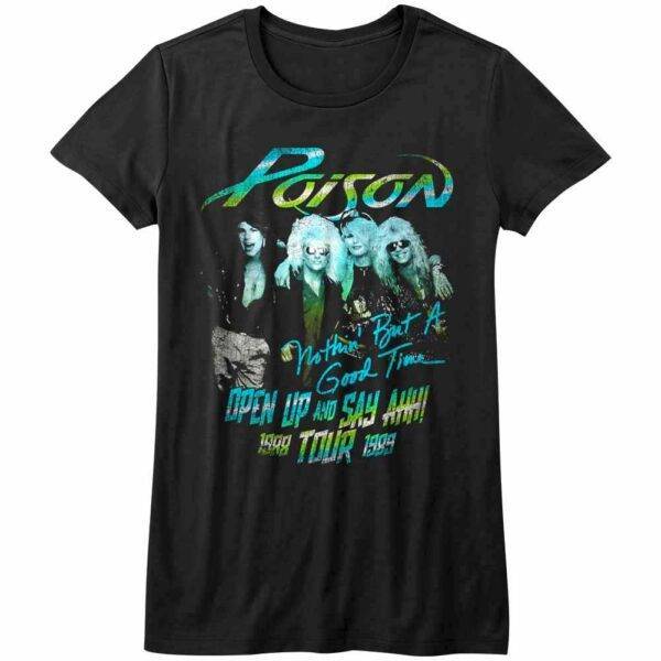 Poison Open Up & Say Ahh Tour 1988 Women’s T Shirt