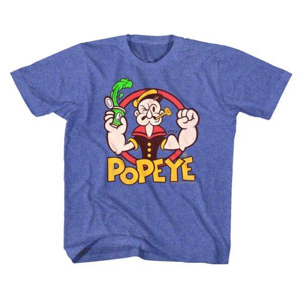 Popeye The Sailorman Spinach Lover Kids T Shirt