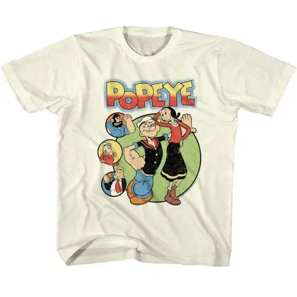 Popeye & Olive Oyl Kids T Shirt