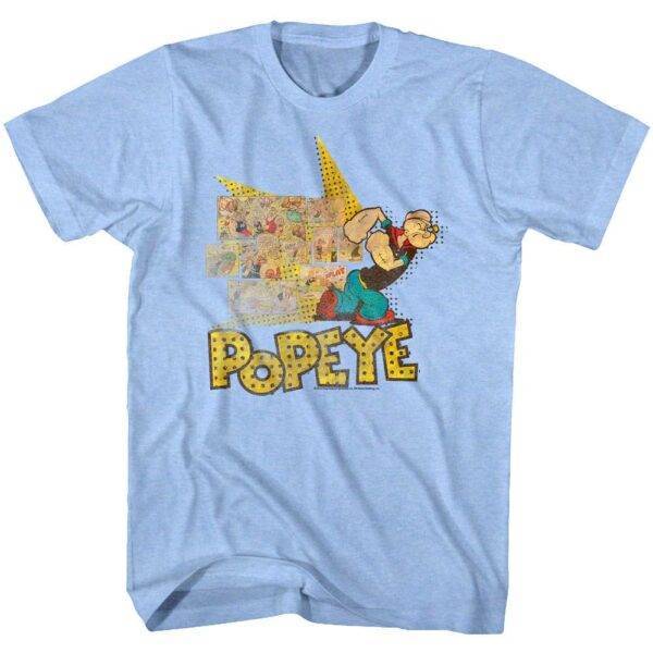 Popeye Comic Explosion Men’s T Shirt