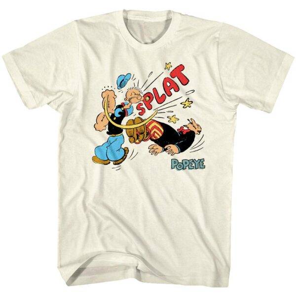Popeye Splat Punch Men’s T Shirt