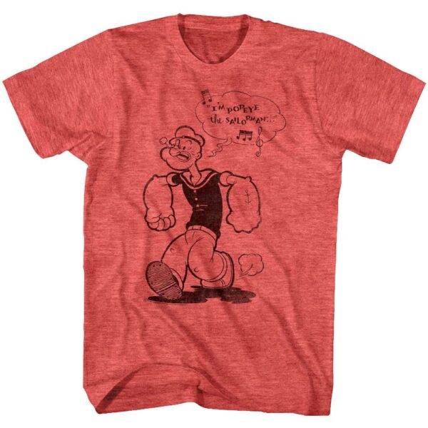 Popeye Golfer Stroking Men’s T Shirt