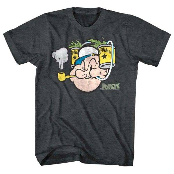 Popeye The Sailorman Spinach Helmet Men’s T Shirt