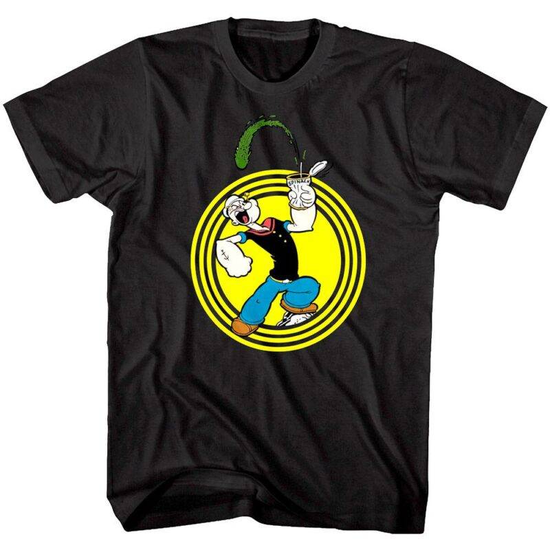 Popeye Spinach Squirt Men’s T Shirt