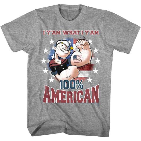 Popeye The Sailorman 100% American Men’s T Shirt