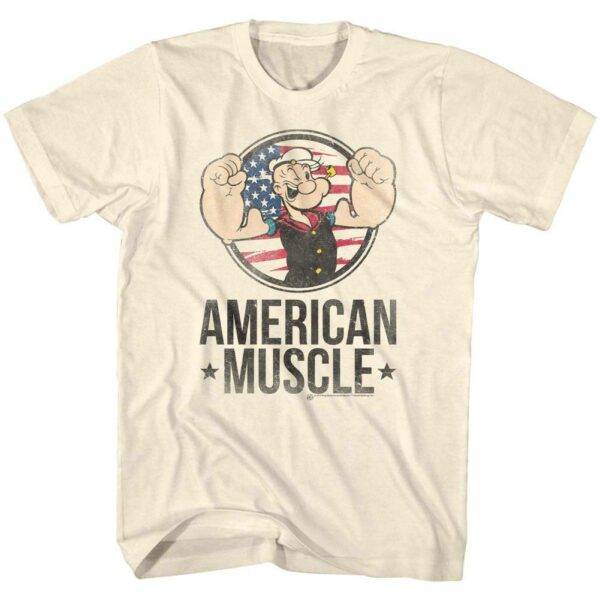 Popeye The Sailorman American Muscle Men’s T Shirt