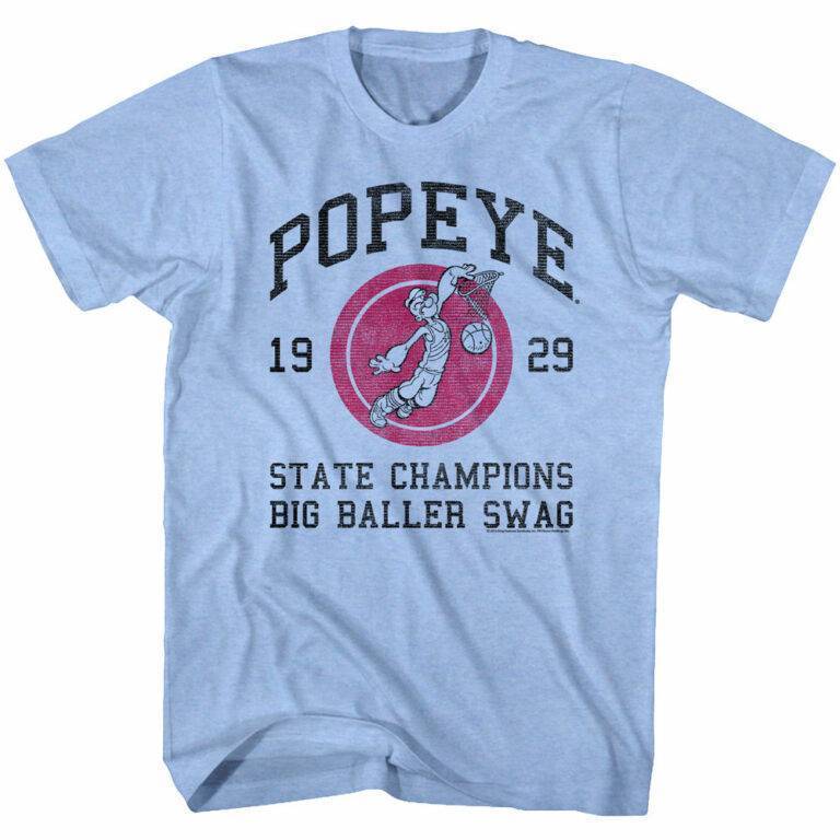 Popeye Big Baller Swag Men’s T Shirt