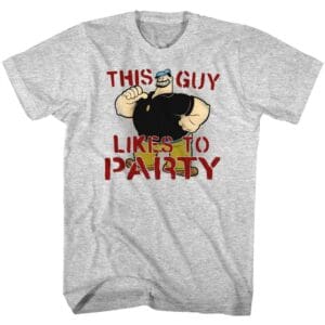 Popeye Bluto This Guy Likes To Party Men’s T Shirt