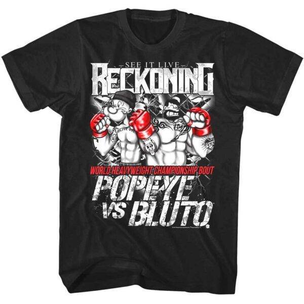 Popeye vs Bluto Live Reckoning Men’s T Shirt