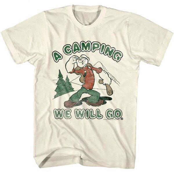 Popeye Camping We Will Go Men’s T Shirt