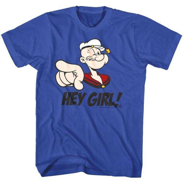 Popeye The Sailorman HEY GIRL Men’s T Shirt