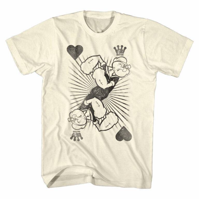 Popeye King of Hearts Men’s T Shirt