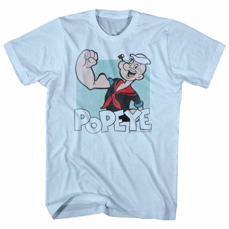 Popeye The Sailorman Bicep Flex Men’s T Shirt