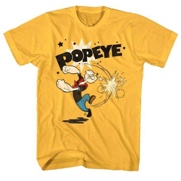 Popeye The Sailorman Punch Hard Men’s T Shirt