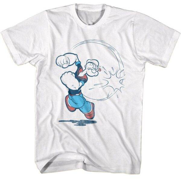 Popeye Left Hook Punch Men’s T Shirt