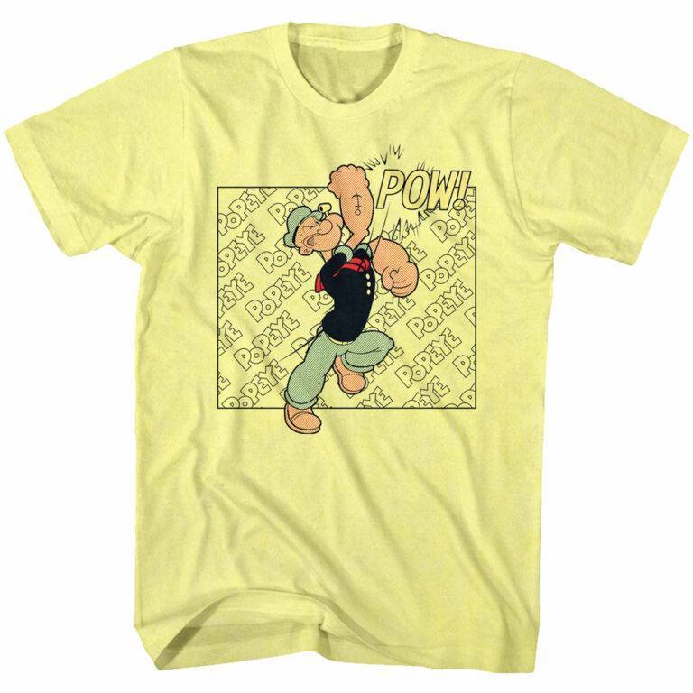 Popeye the Sailorman POW Punch Men’s T Shirt