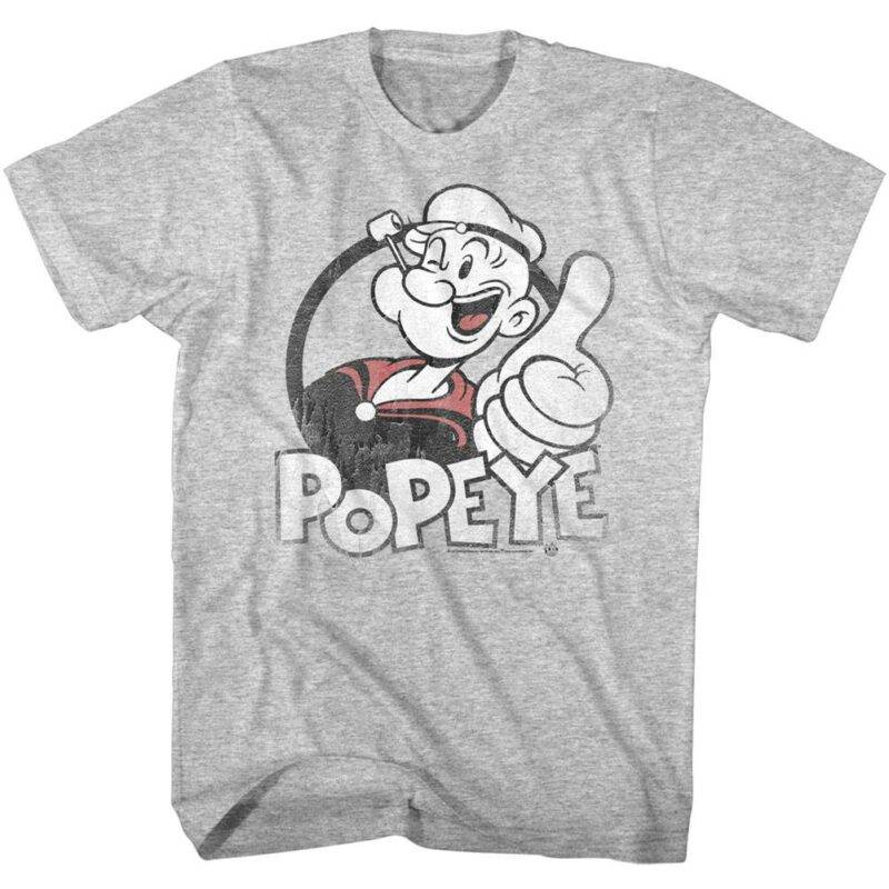 Popeye The Sailorman Thumbs Up Men’s T Shirt