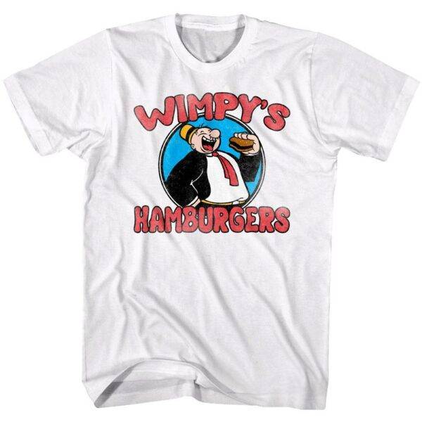 Popeye Wimpy’s Hamburgers Men’s T Shirt