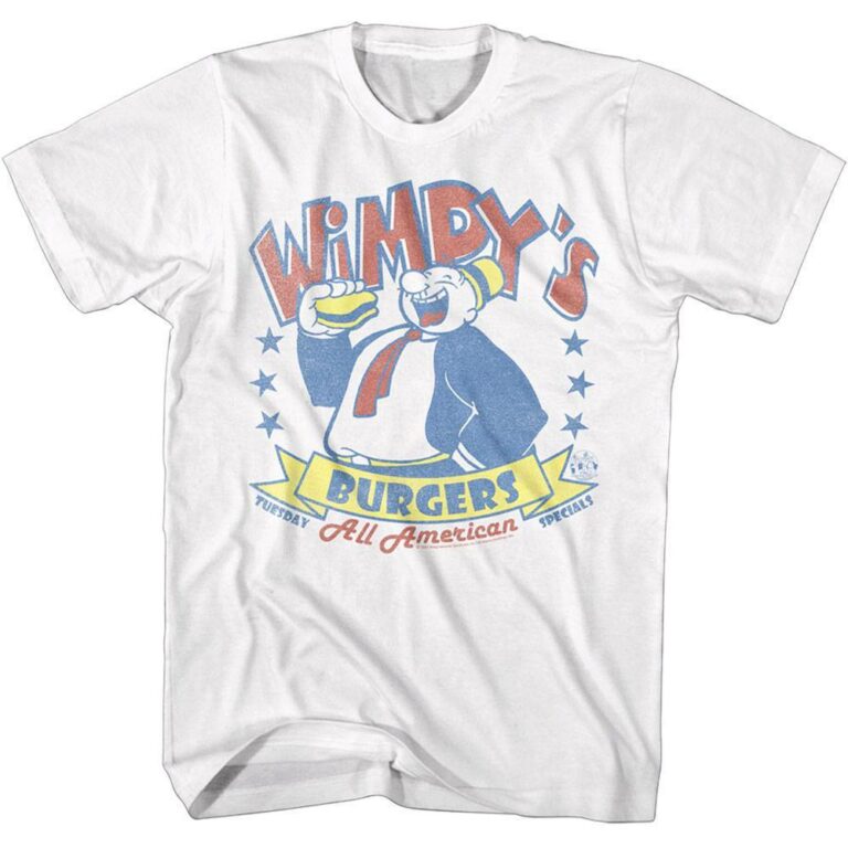 Popeye Wimpy’s All American Burgers Men’s T Shirt