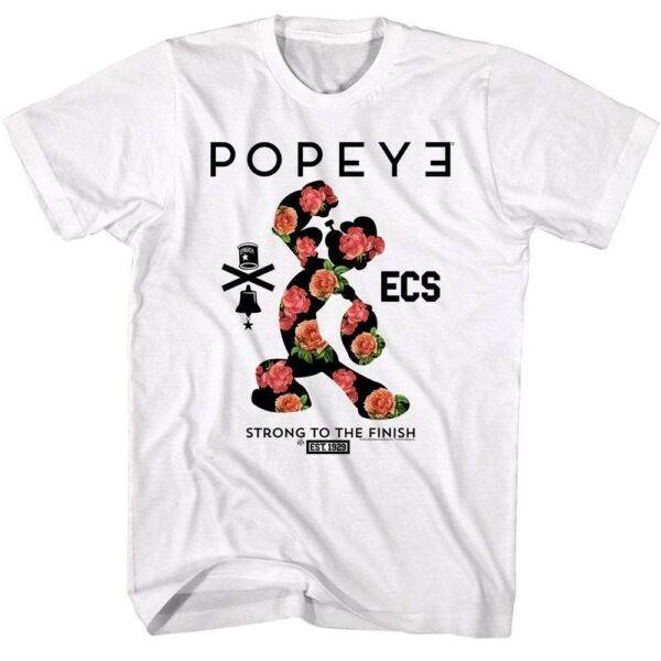 Popeye Rose Silhouette Men's T Shirt
