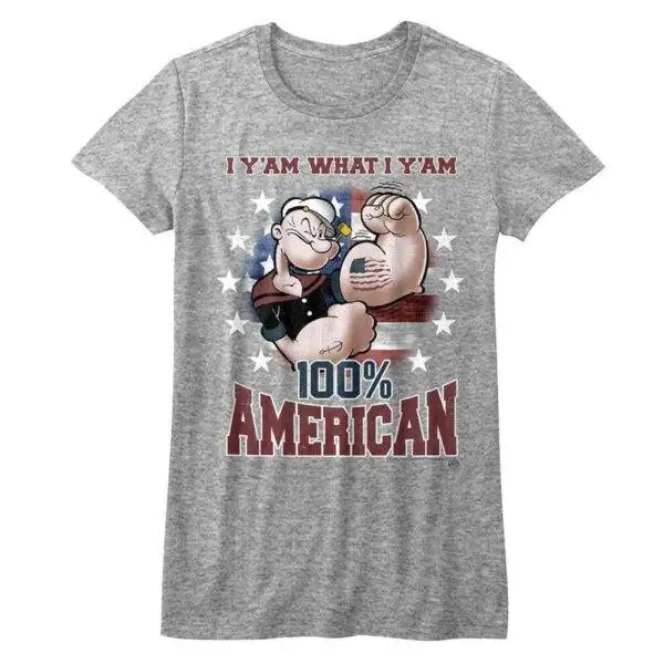 Popeye The Sailorman 100% American Women’s T Shirt