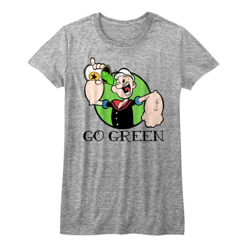 Popeye The Sailorman Go Green Women’s T Shirt