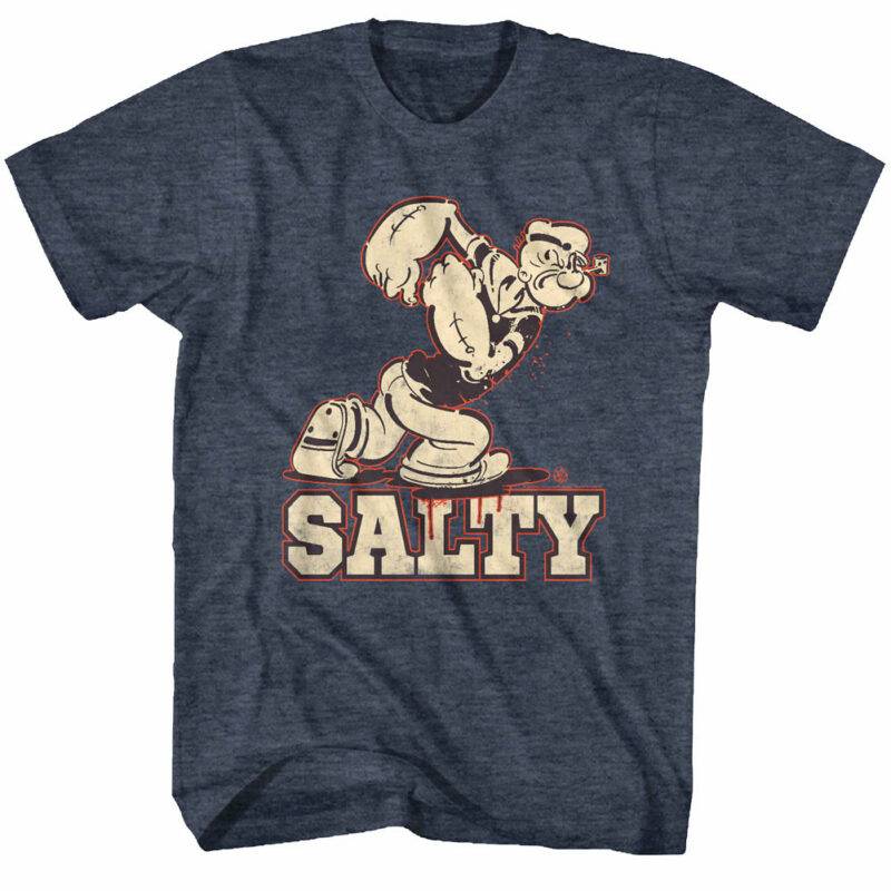 Popeye the Sailorman Salty Men’s T Shirt
