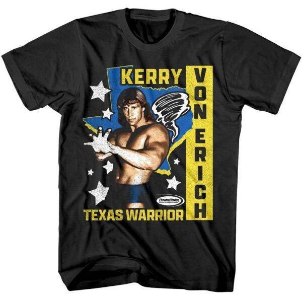 Powertown Kerry Von Erich Texas Warrior Men’s T Shirt