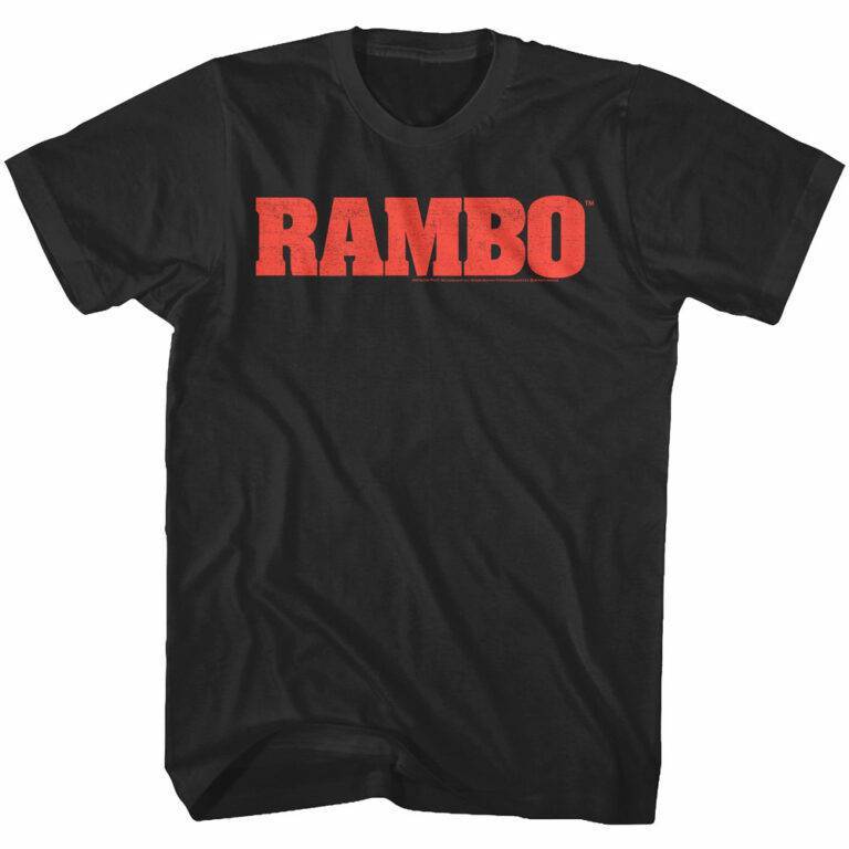 Rambo Movie Logo Men’s T Shirt