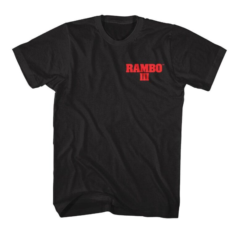 Rambo 3 Red Bandana Men's T Shirt - Image 3