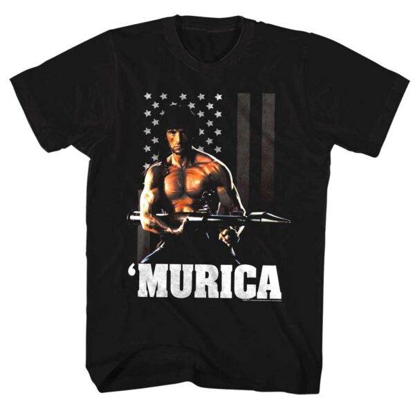 Rambo Freedom Murica Men’s T Shirt