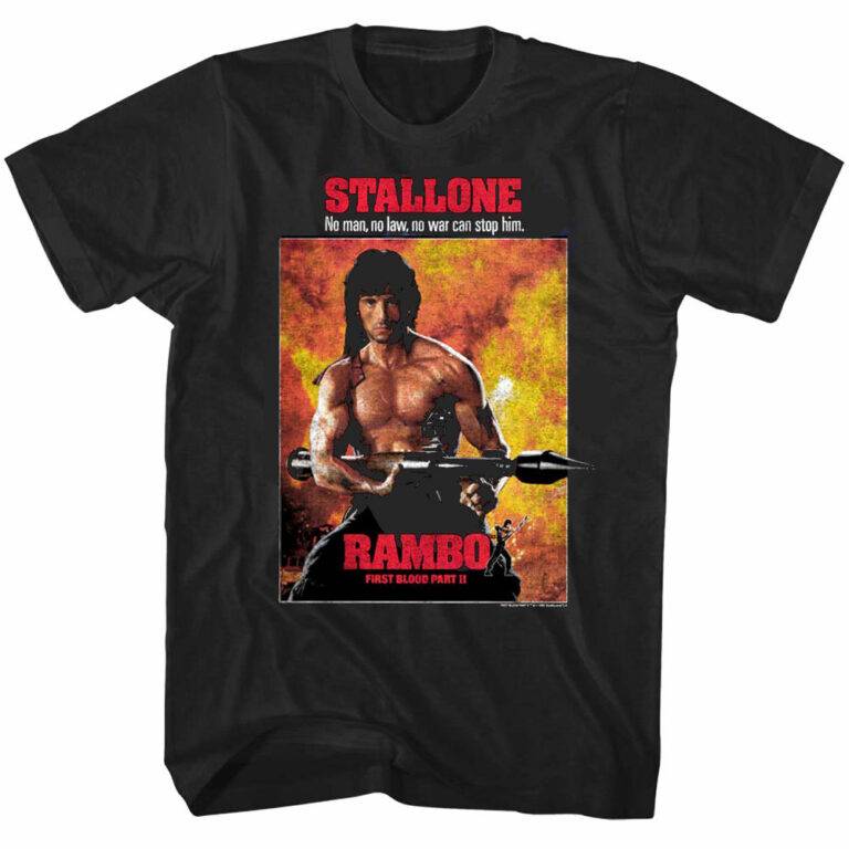 Rambo Bazooka Men’s T Shirt