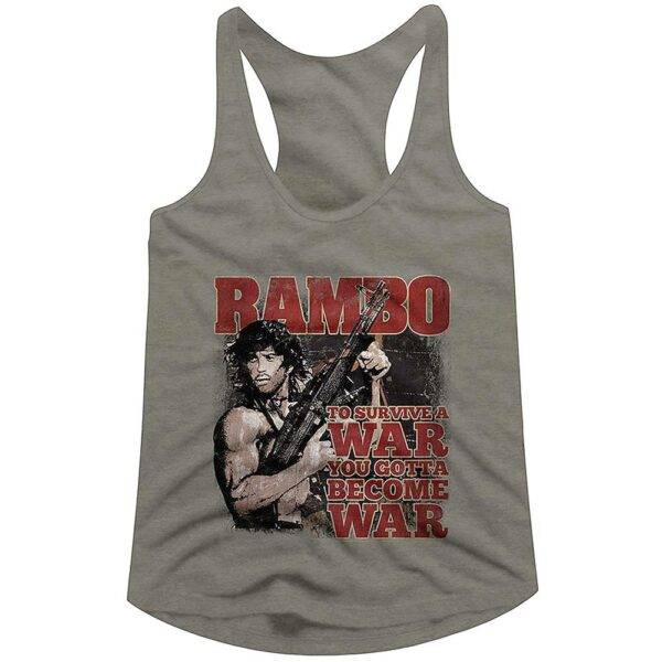 Rambo To Survive War Women’s Tank Top