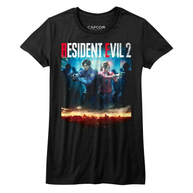 Resident Evil 2 Remake Game Cover T-Shirt