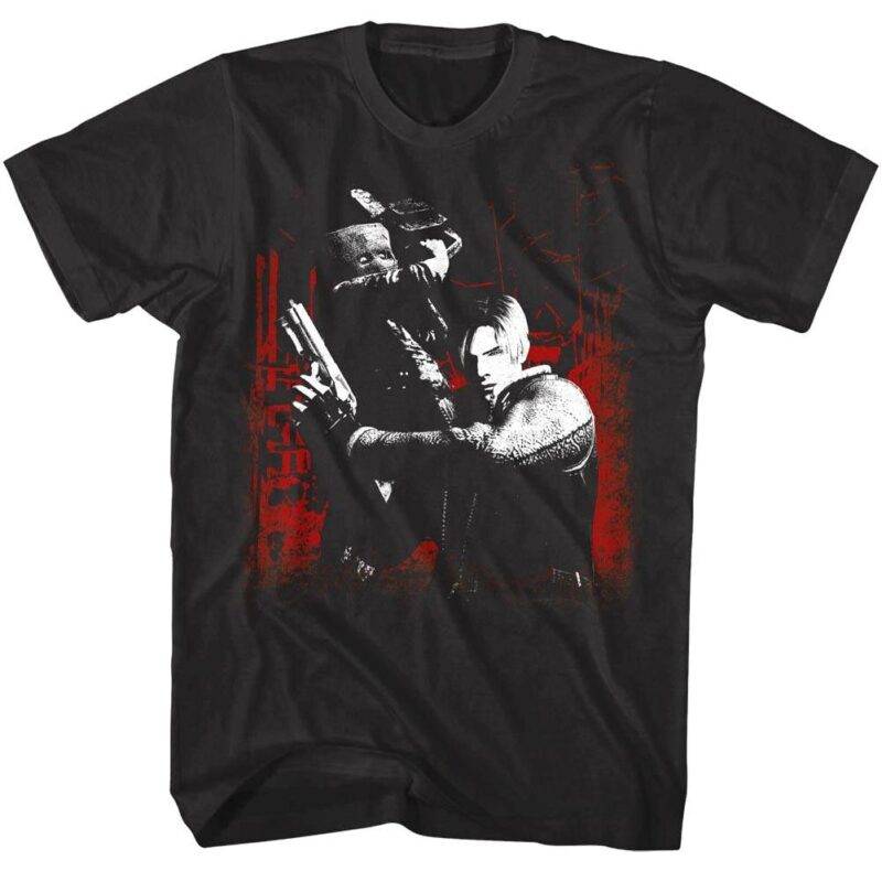 Resident Evil Zombie Chainsaw Attack T-Shirt