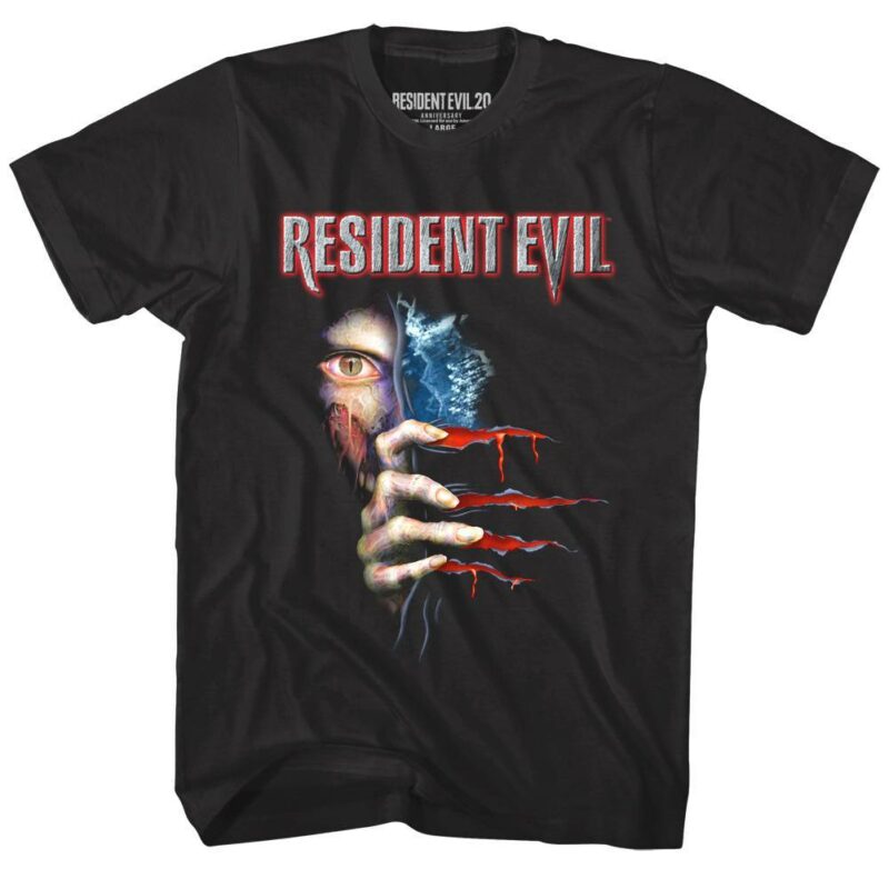 Resident Evil Zombie Peeking Eye T-Shirt