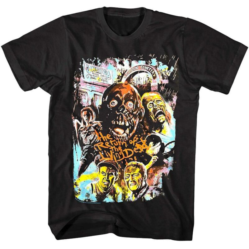 Return of The Living Dead Graffiti Art Men’s T Shirt